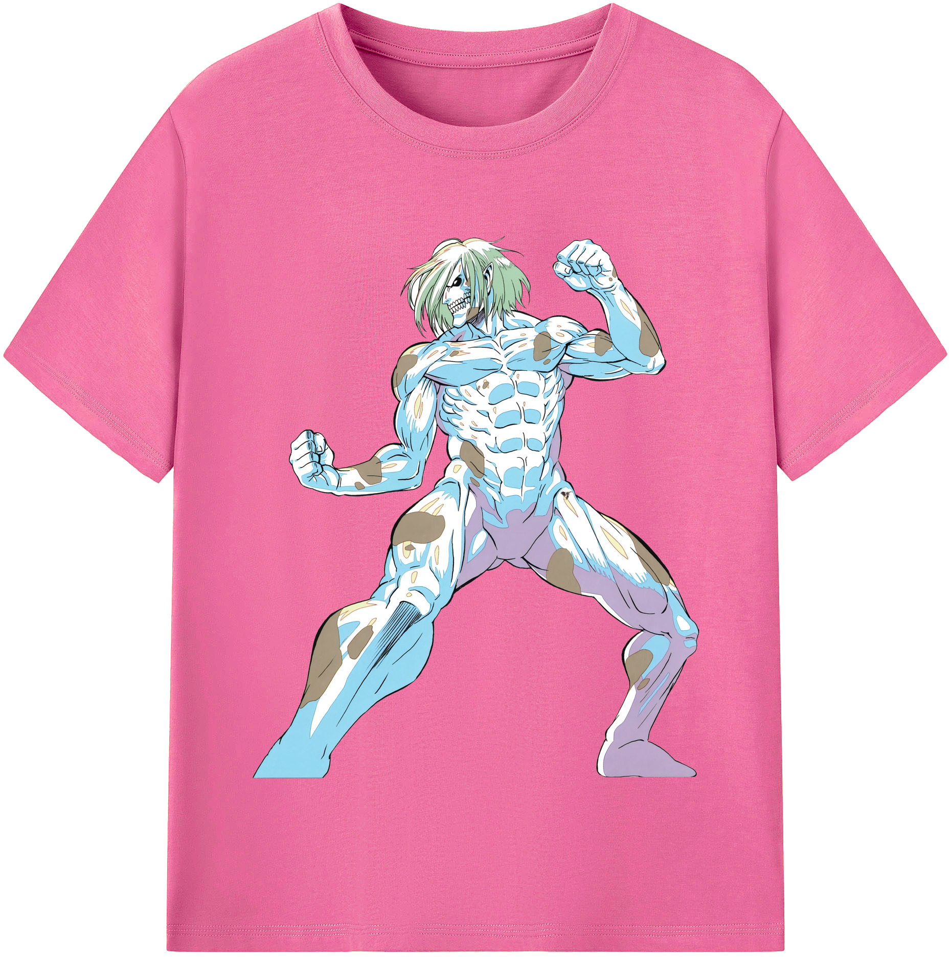 （画像用） 進撃の巨人 Attack on Titan レディースカジュアルプリントTシャツ（綿100％）
